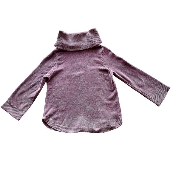 Soft Surroundings Women's Mauve Mist Soft Winds Chenille Tunic Sweater Size LP - Picture 5 of 10